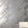 Tissu de réflexion en argent de polyester obl20-962 avec impression d&#39;aluminium